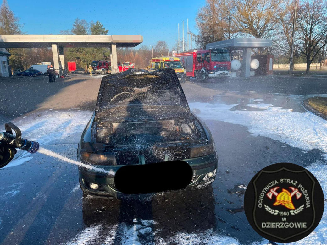 Młody mężczyzna spłonął na stacji benzynowej. Co było przyczyną tragedii?