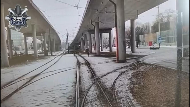 Obraziła się na motorniczego i zablokowała ruch! "Usiadła na torach, wstała i zaczęła iść przed tramwajem"