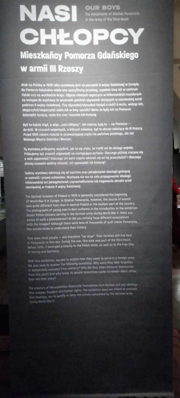 Wystawa Muzeum Gdańska "Nasi chłopcy" 
