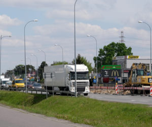 Remont skrzyżowania na DK61