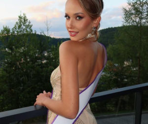 Miss Polski Oliwia Mikulska na stadionie i nie tylko