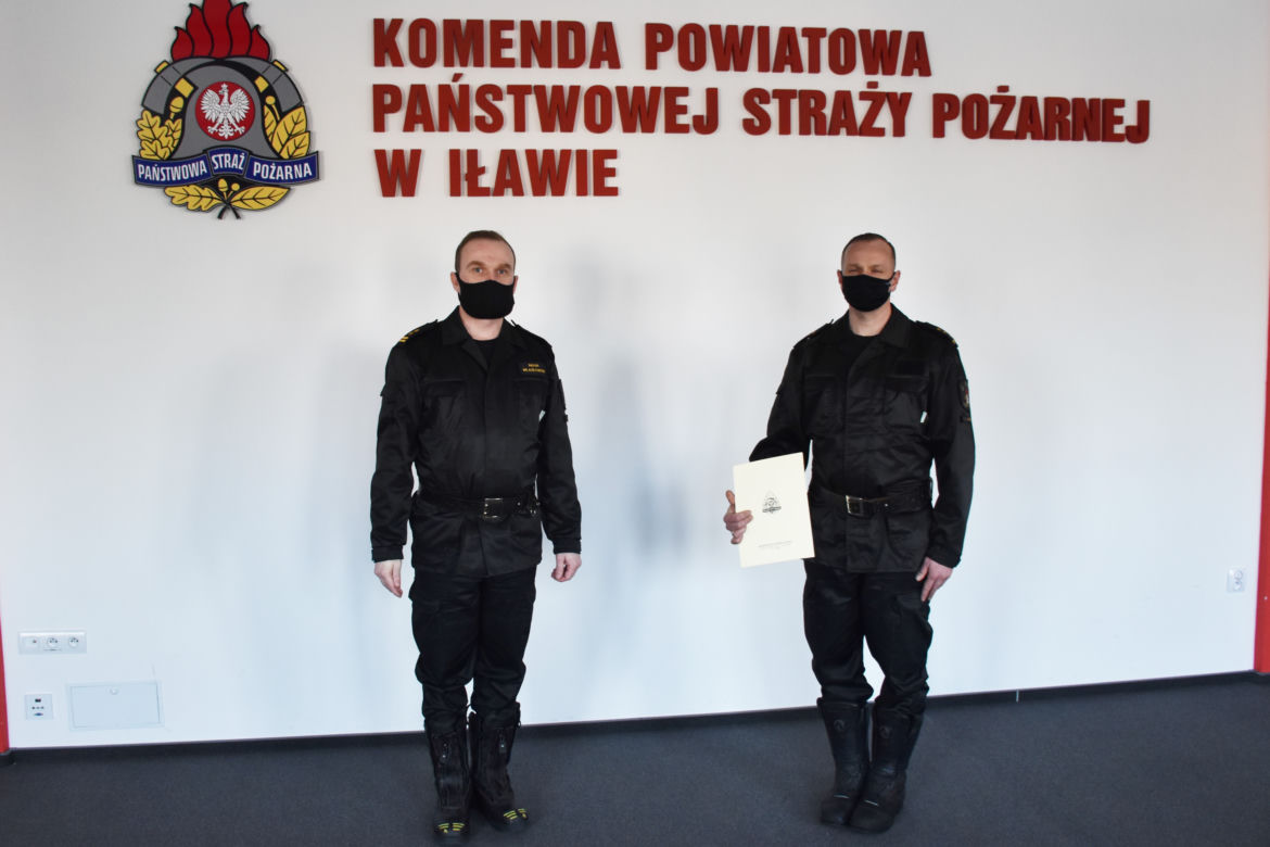 Kolejne zmiany kadrowe w Iławskiej straży pożarnej