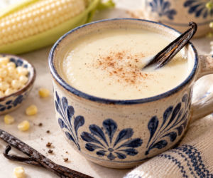 To nie kakao ani budyń. Atole de vainilla pije się na gorąco, a gęstość daje mu kukurydza