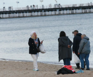 Morsy dorwały Joannę Kurowską na plaży