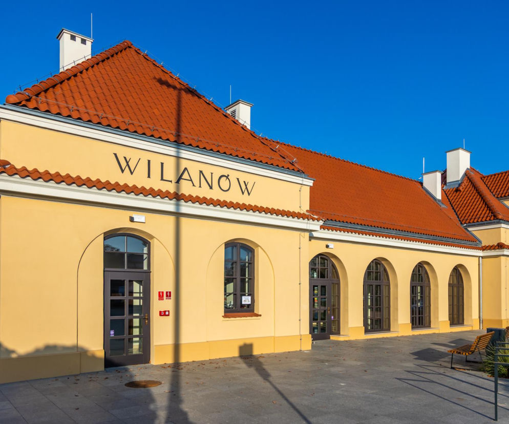 Wilanów miał kiedyś kolej. Jej dawny dworzec odzyskał piękno i posłuży kulturze