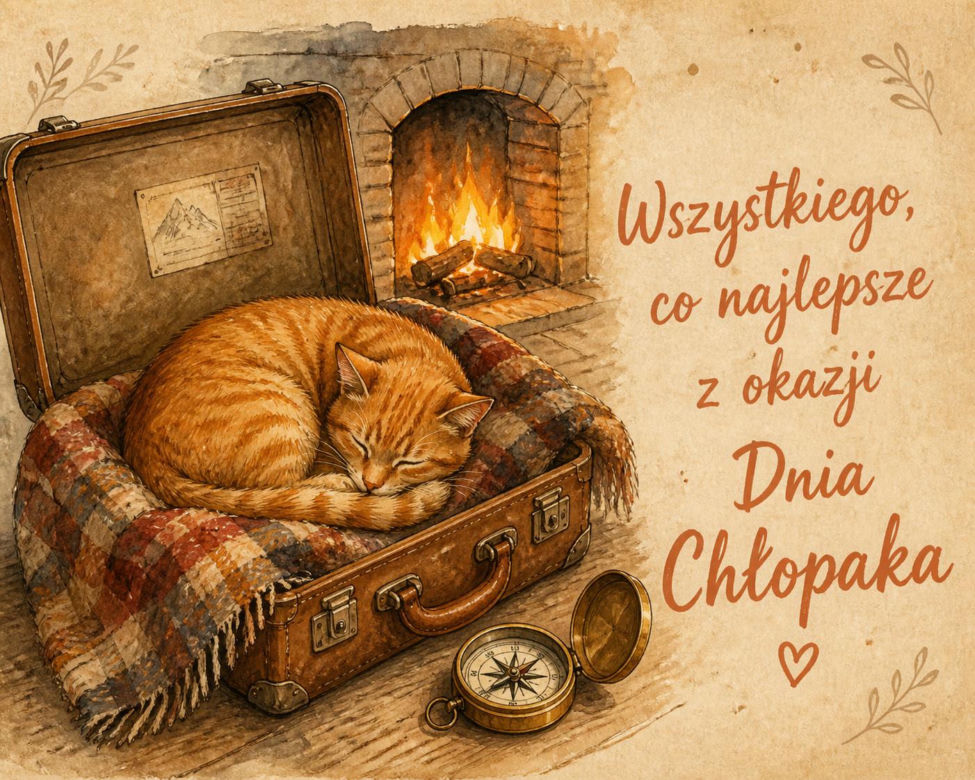 Kartka z życzeniami na Dzień Chłopaka