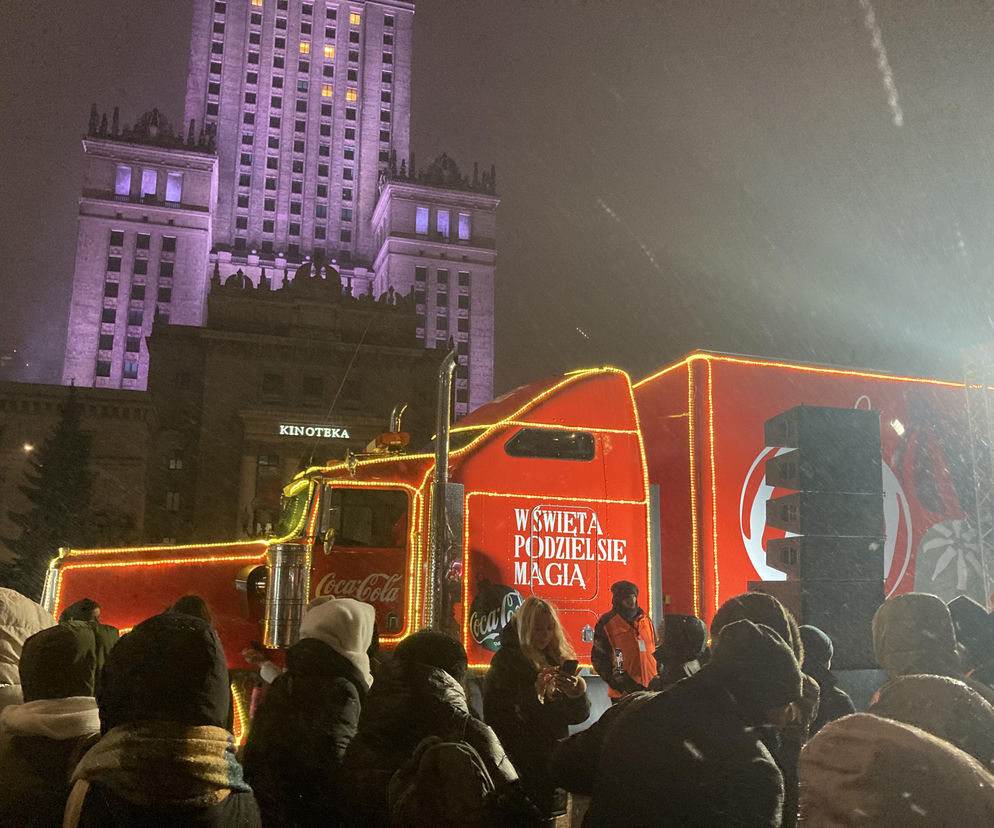 Świąteczna ciężarówka Coca‑Cola przyjedzie do Warszawy. Będzie jeszcze jeden przystanek w woj. mazowieckim