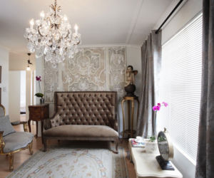 Arażacja salonu w eleganckim stylu klasycznym
