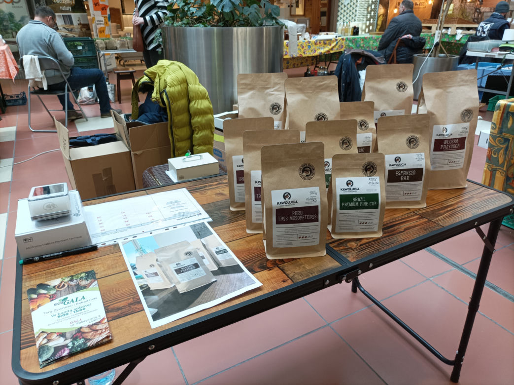 Stoiska wystawców na Targach Eco-Gala