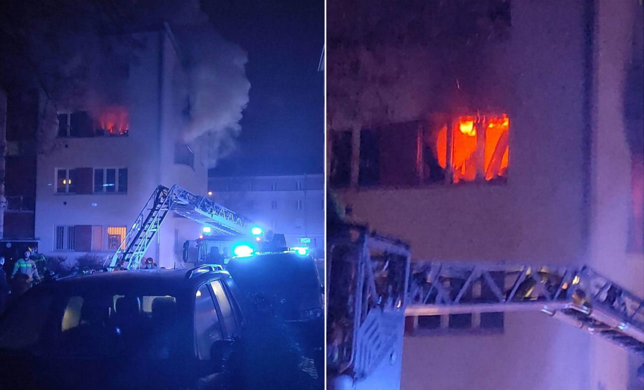 Tragiczny pożar w środku nocy na Grochowie. Strażacy nie zdążyli