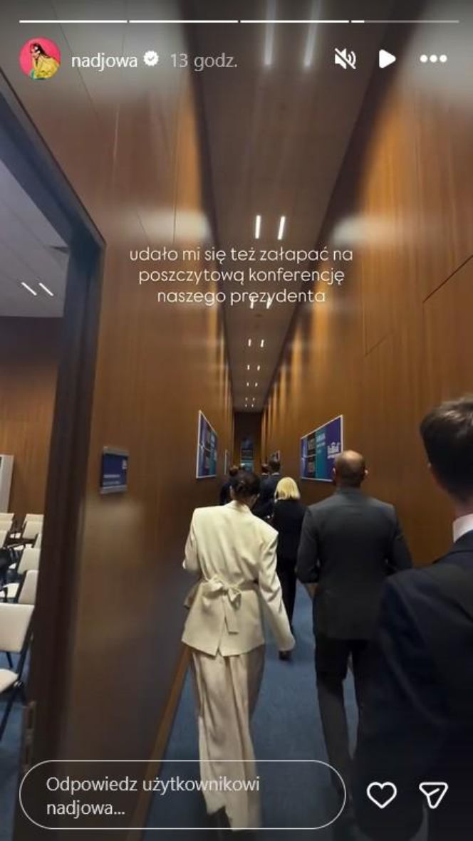 Nadia Długosz na szczycie NATO