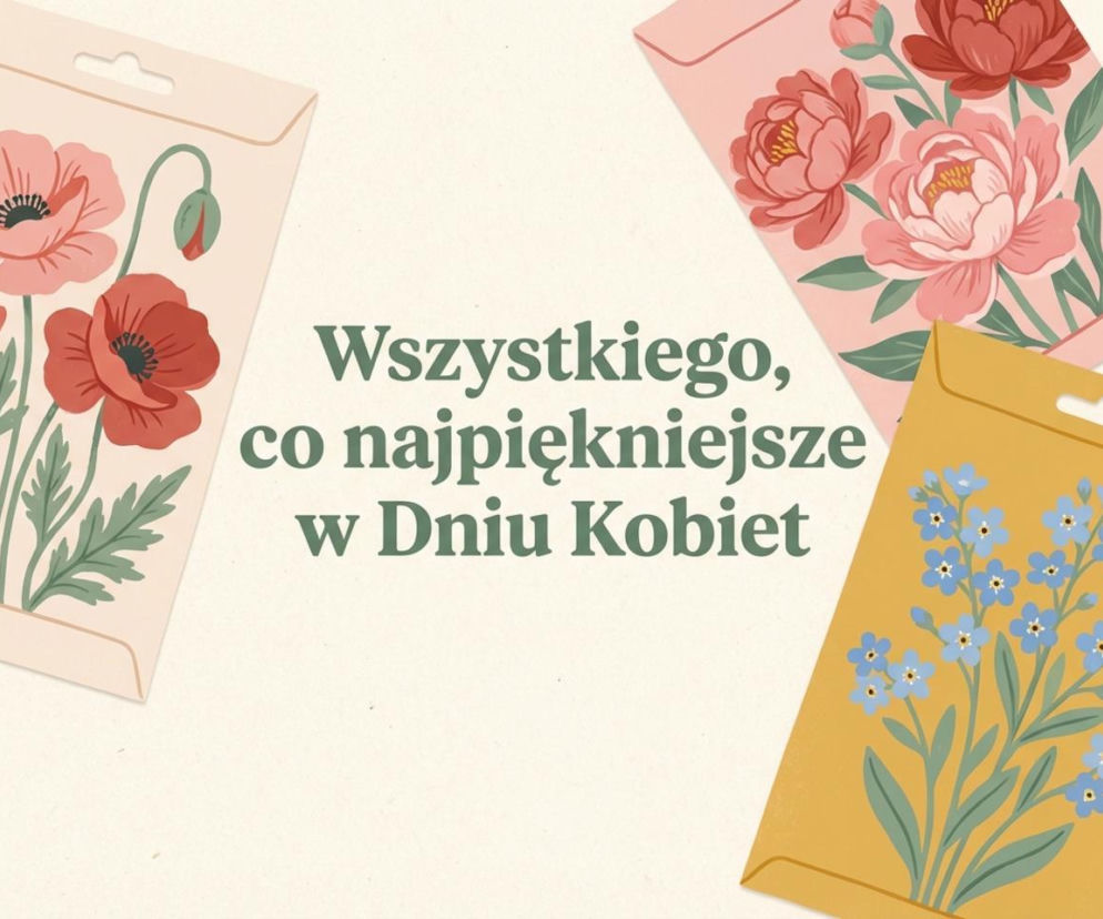 Gotowe kartki z życzeniami na Dzień Kobiet. Pobierz i wyślij 8 marca