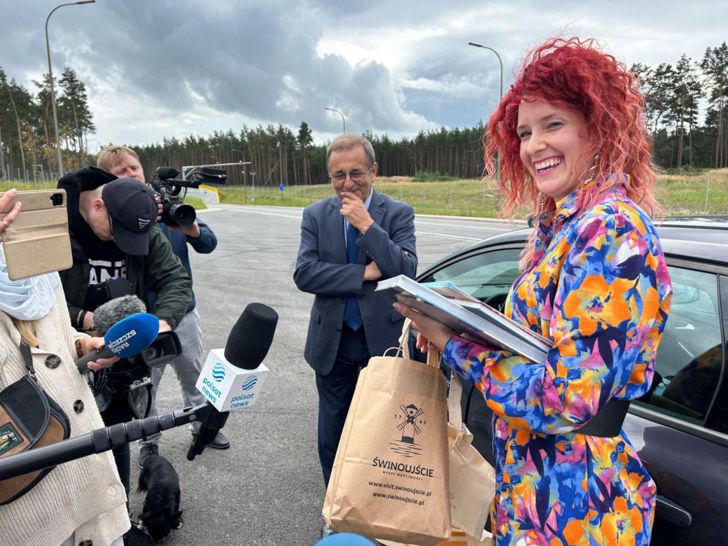 Pani Marlena milionową osobą, która przejechała przez tunel pod Świną
