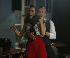 Czas honoru 6 sezon odcinek 77. Celina (Olga Bołądź), Michał (Jakub Wesołowski)
