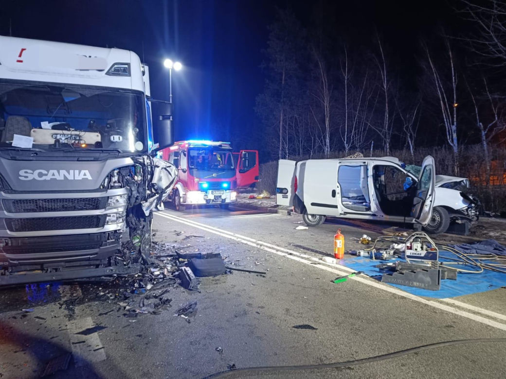 Wypadek w Uszwi na K75