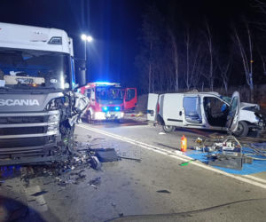 Wypadek w Uszwi na K75