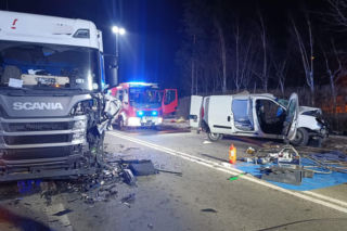 Wypadek w Uszwi na K75