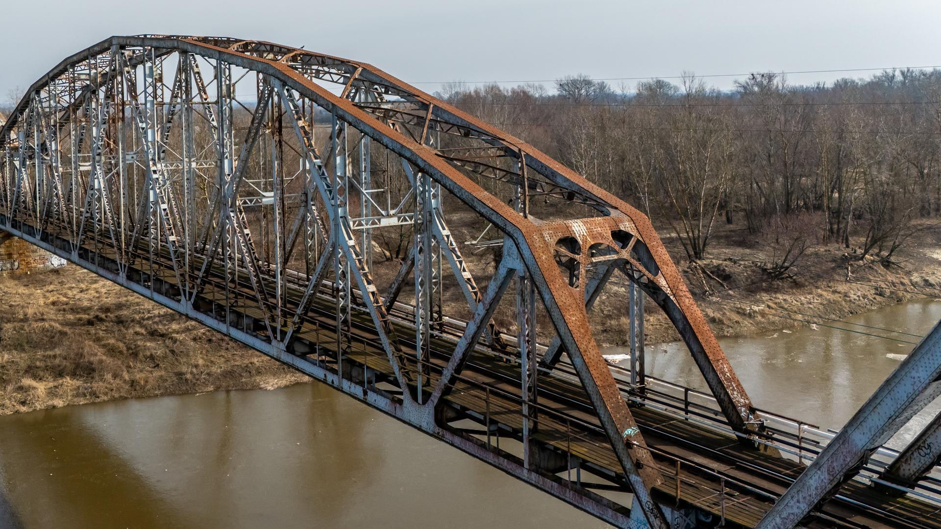 Stary most nad Wisłą w Górze Kalwarii