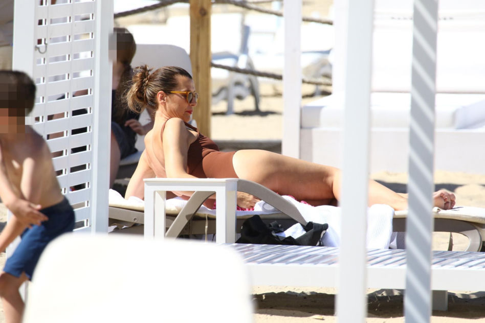 Katarzyna Herman na plaży