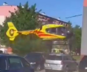Pożar w Zawierciu. 11-letnia dziewczynka trafiła do szpitala w Katowicach