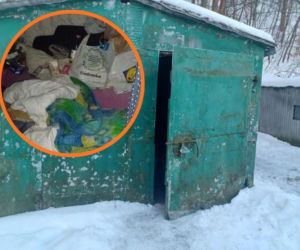 Mieszkała w blaszanym garażu. Policjantki z Gdańska pomogły ciężarnej kobiecie 