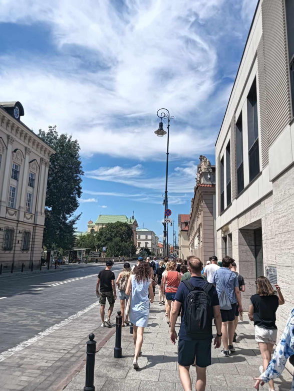 Kawowy ślad w centrum Warszawy