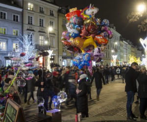 Świąteczne iluminacje w Warszawie