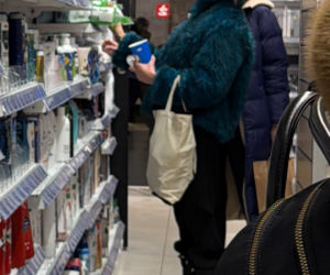 Agata Buzek na zakupach