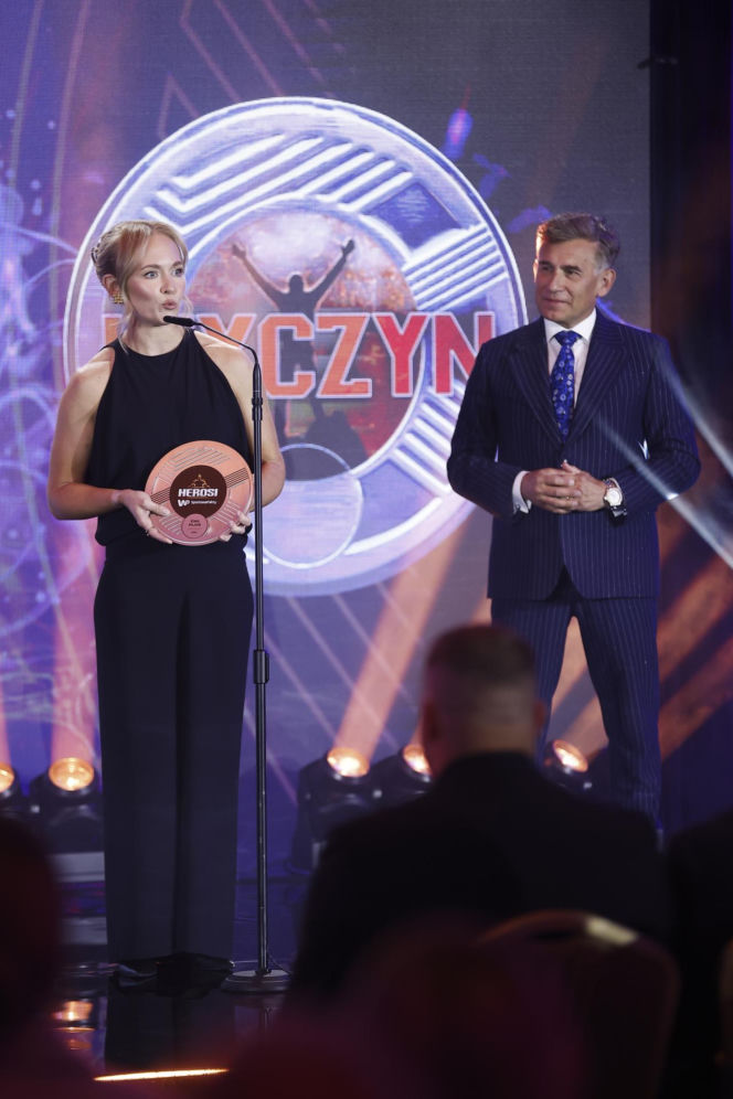 Daria Abramowicz na gali Herosi