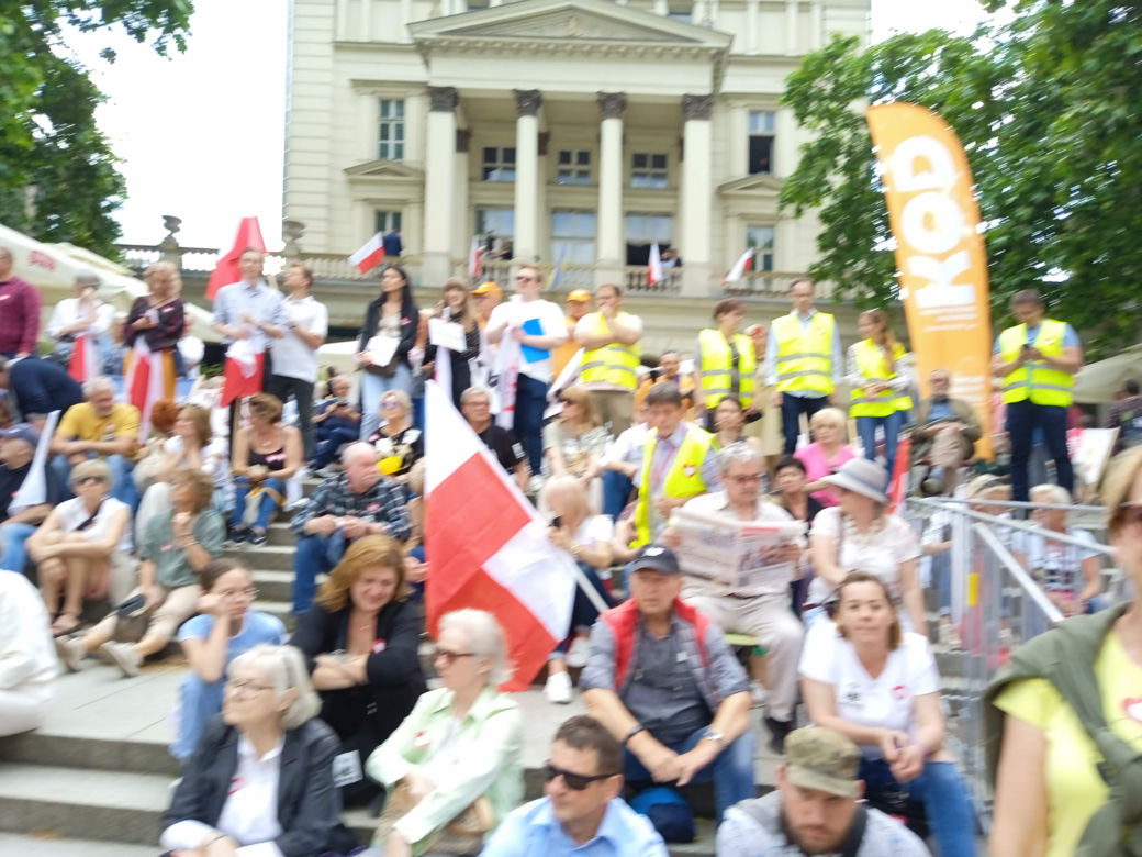 Wiec Donalda Tuska w Poznaniu