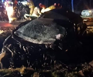Wola Łącka. 19- i 20-latek nie żyją, dwie osoby ciężko ranne! Szokujący wypadek na DK 60 [ZDJĘCIA]