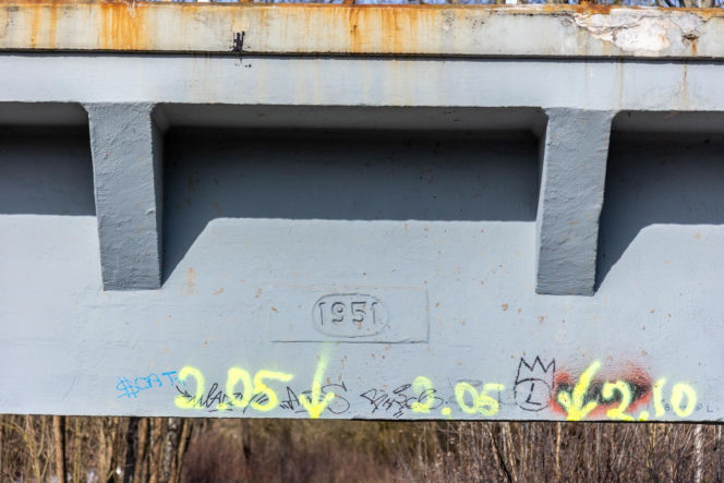 Stary most nad Wisłą w Górze Kalwarii