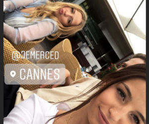 Julia Wieniawa i Jessica Mercedes w Cannes