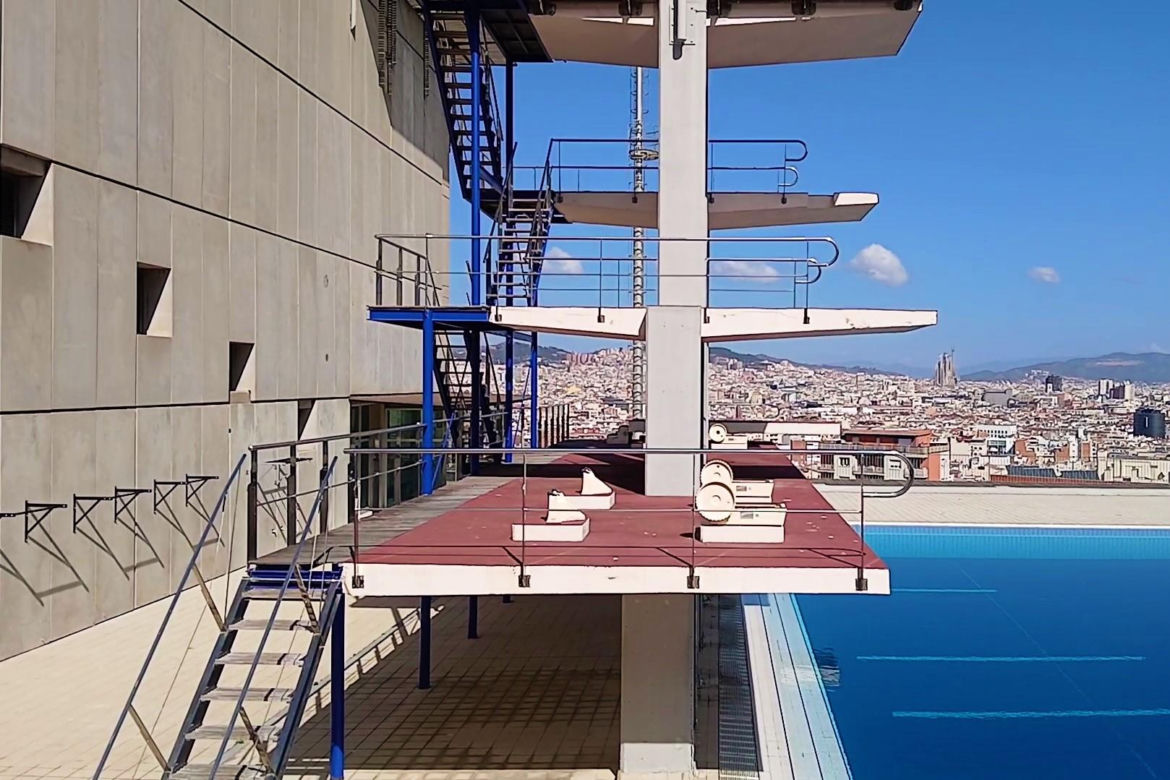 Piscina Municipal de Montjuïc w Barcelonie