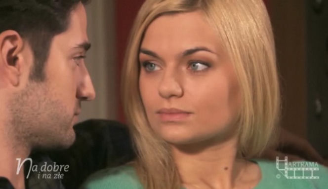 NA DOBRE i NA ZŁE. Adam Krajewski (Grzegorz Daukszewicz), Agata Woźnicka (Emilia Komarnicka)