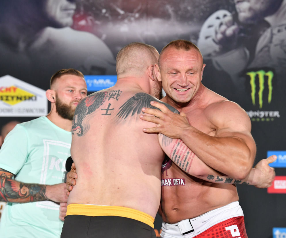 Mariusz Pudzianowski i Łukasz Jurkowski