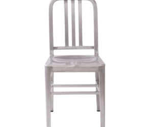 Szare krzesło do jadalni