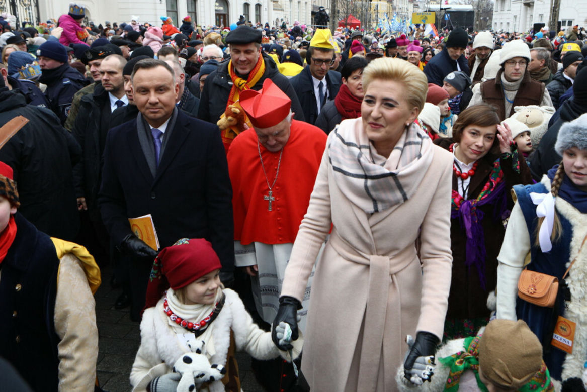 Stylowa Agata Duda na jesień
