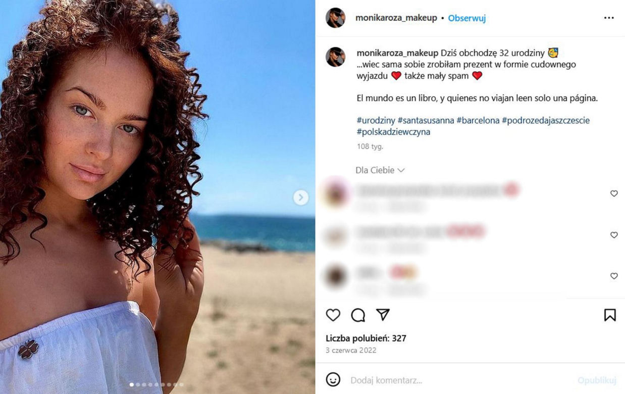 Monika Róża, makijażystka gwiazd, nie żyje