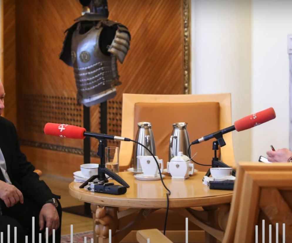 Jarosław Kaczyński w Sednie sprawy u Jacka Prusinowskiego