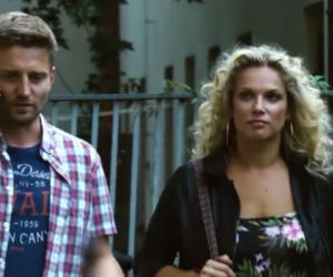 Przyjaciółki 4 sezon odc. 41. Michał (Marcin Rogacewicz), Patrycja (Joanna Liszowska)