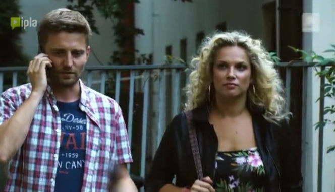 Przyjaciółki 4 sezon odc. 41. Michał (Marcin Rogacewicz), Patrycja (Joanna Liszowska)