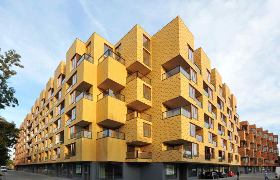 Wienerberger Brick Award 2013 - polska edycja: Corte Verona. Autorzy: Biuro Projektów Lewicki Łatak. Nagroda w kategorii Dom wielorodzinny