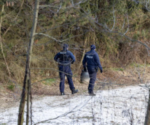 Wiktorek wpadł z mamą do stawu