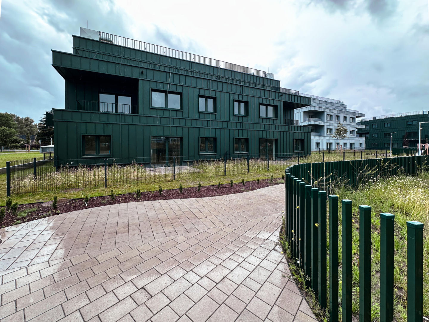 Budynki TBS w Katowicach przy Kosmicznej z 2026. Projekt: Kinga Bączyk i Magdalena Orzeł-Rurańska, pracownia K3Xmore