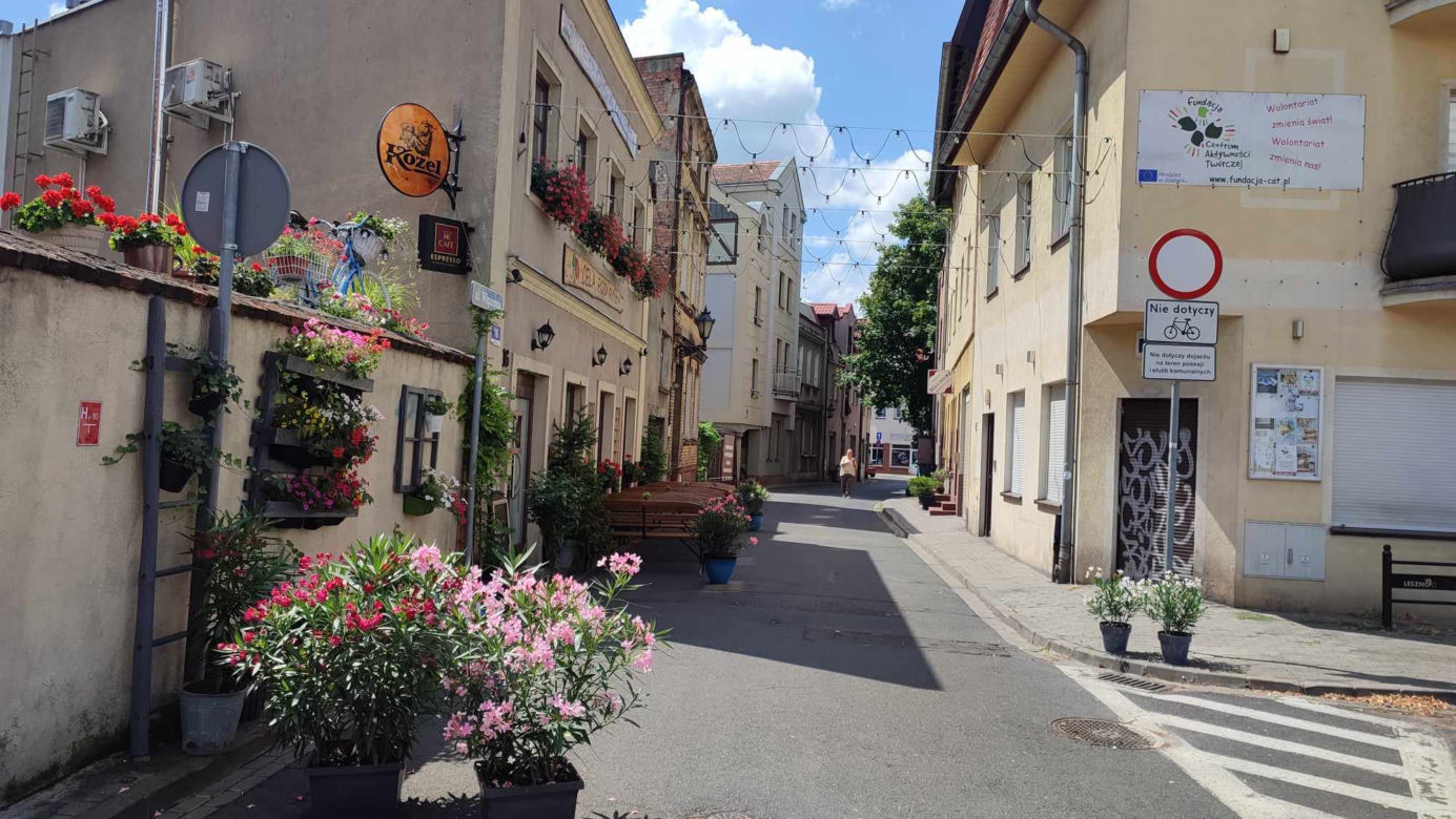 Plac Piłsudskiego w Lesznie