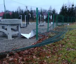 Wandale zdewastowali obiekty TKKF Pogórze Ciężkowice