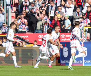 Zdjęcia kibiców i zawodników z derbów Górnego Śląska