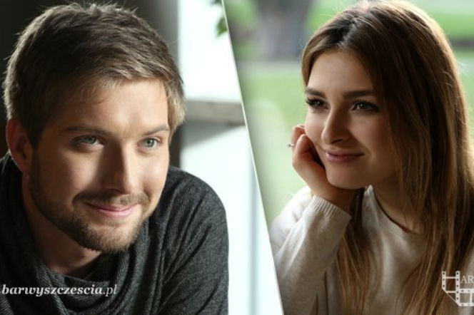 Barwy szczęścia. Klara (Olga Jankowska), Adam (Jakub Wróblewski)