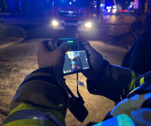 Pożar w szpitalu w Elblągu